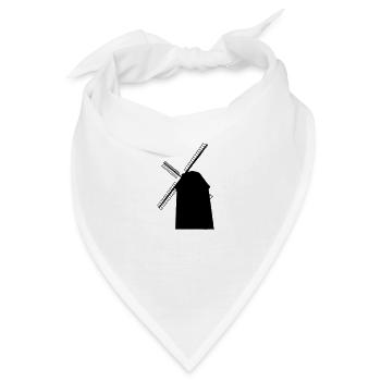 Windmühle - Bandana - Weiß - Vorne