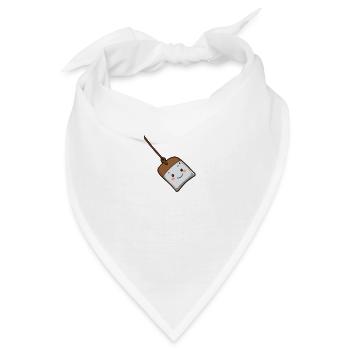 Niedlicher Comic-Teebeutel - Bandana - Weiß - Vorne