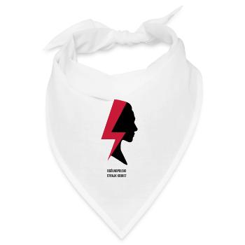 Solidarität mit dem Frauenstreik in Polen! - Bandana - Weiß - Vorne
