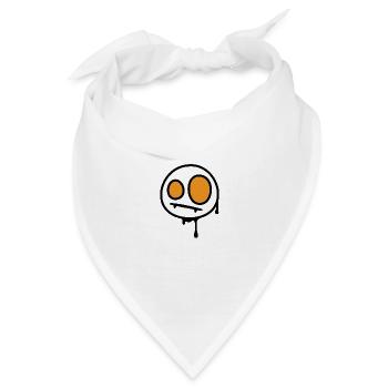 Smile Spray Skater - Bandana - Weiß - Vorne