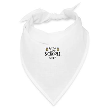 Weinschorle Schorle Badisch - Bandana - Weiß - Vorne