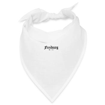 Freiburg Altdeutsch Schrift Breisgau Badner - Bandana - Weiß - Vorne