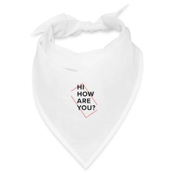 Simple Hi – Coral Touch - Bandana - Weiß - Vorne