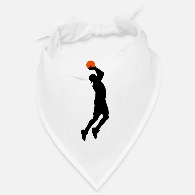 basketballer_2c - Bandana - blanc