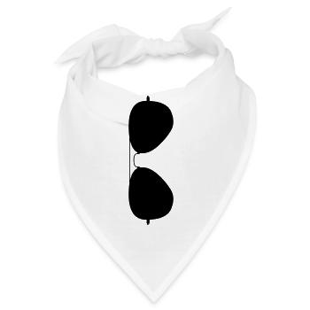Sonnenbrille - Bandana - Weiß - Vorne