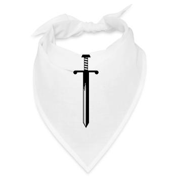 Schwert - Bandana - Weiß - Vorne