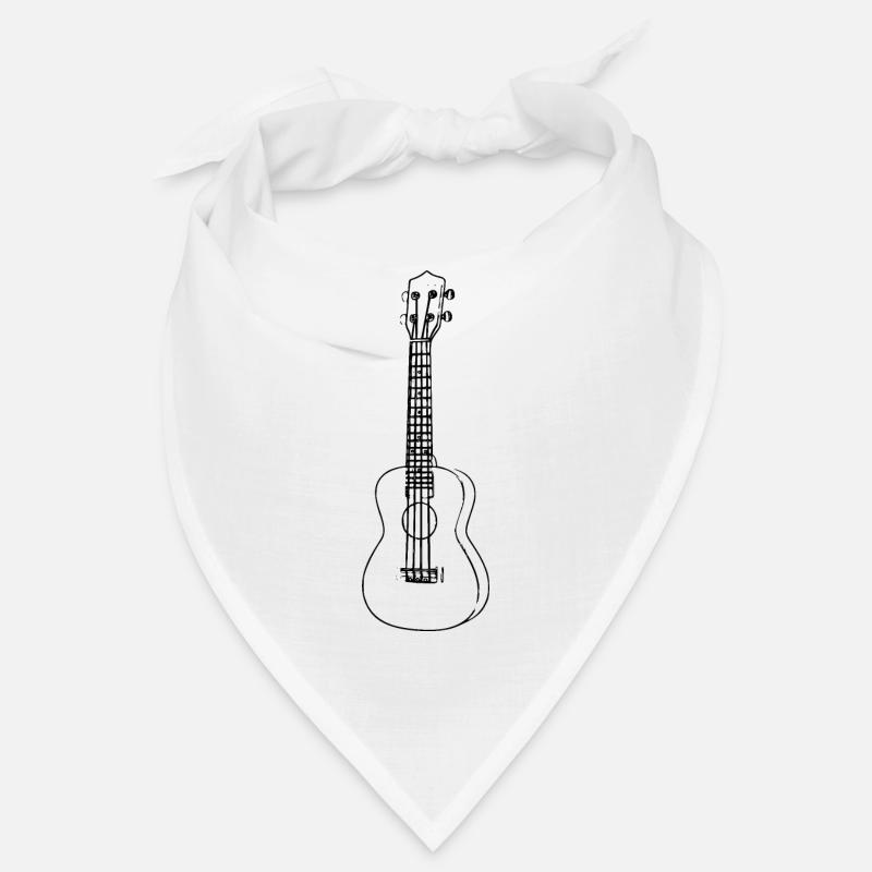 Ukulele - Bandana - blanc
