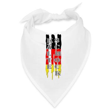 IM Kälteschock Kalt Kälte - Bandana - Weiß - Vorne
