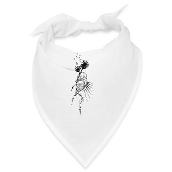Löwenzahn-Tanz - Bandana - Weiß - Vorne