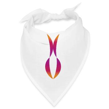 trennen - Bandana - Weiß - Vorne