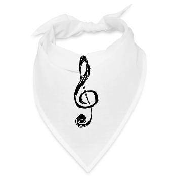 note - Bandana - Weiß - Vorne
