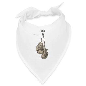 Boxhandschuhe - Bandana - Weiß - Vorne