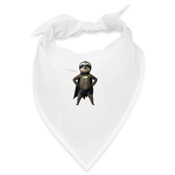 Lazy Superhero - Bandana - Weiß - Vorne