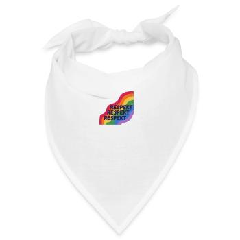 Pride Respekt - Bandana - Weiß - Vorne