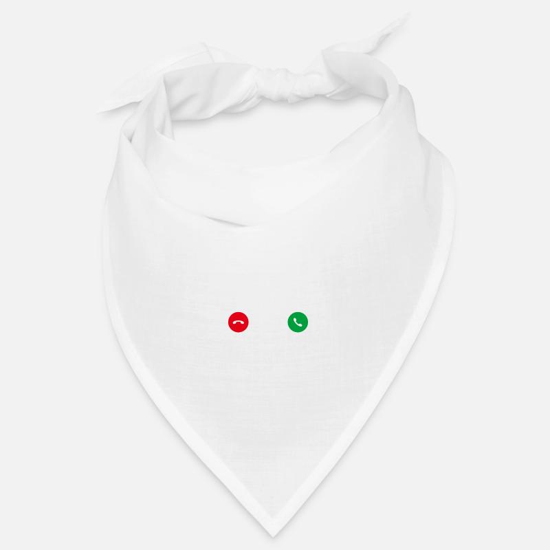 My Bed is Calling Bed Sleeping Saying Funny Tired - Bandana - white