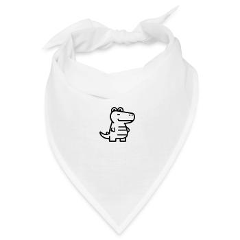 Krokodil - Bandana - Weiß - Vorne