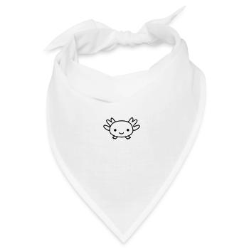Axolotl - Bandana - Weiß - Vorne