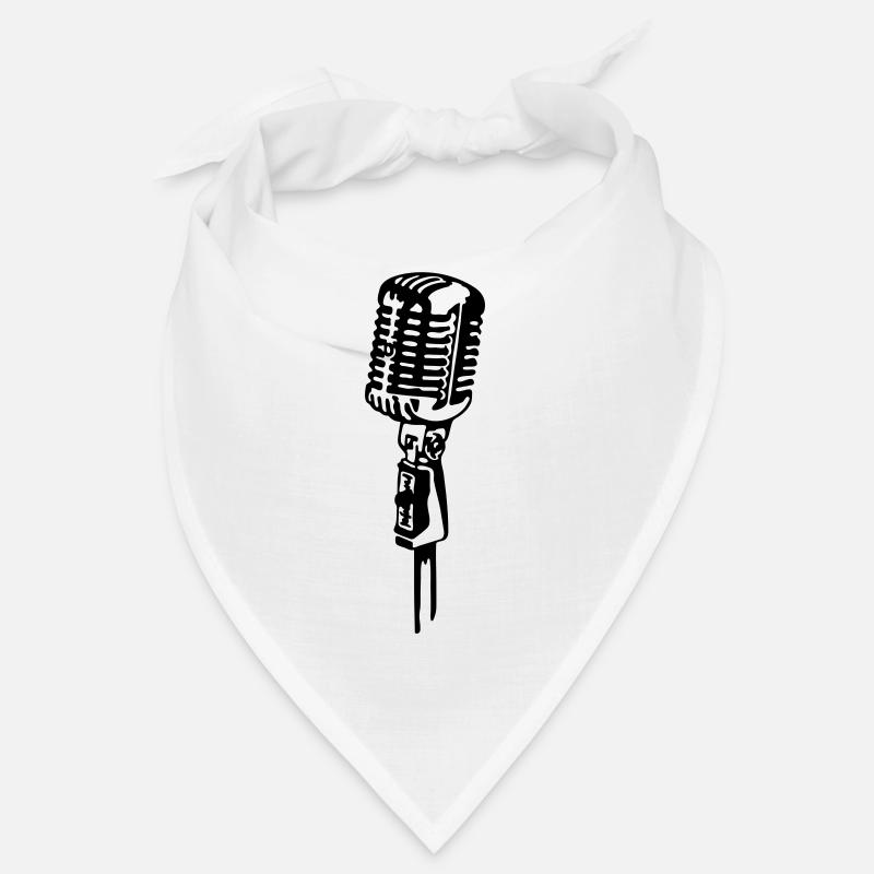 Retro Microphone Bandana