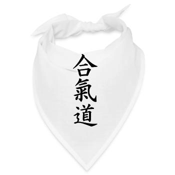 Aikido - Bandana - Weiß - Vorne