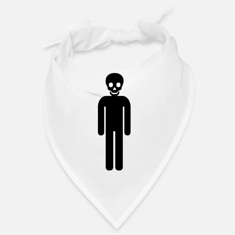 figure with skull Bandana