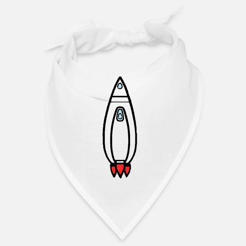 Vecteur de vol spatial spatial de fusée spatiale Bandana
