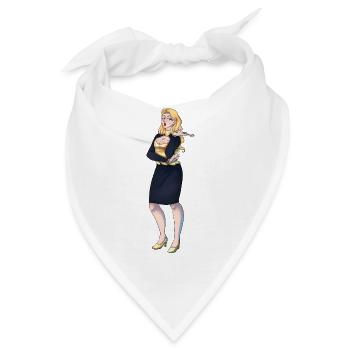 Elisabeth - Bandana - Weiß - Vorne