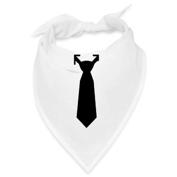Binden - Bandana - Weiß - Vorne