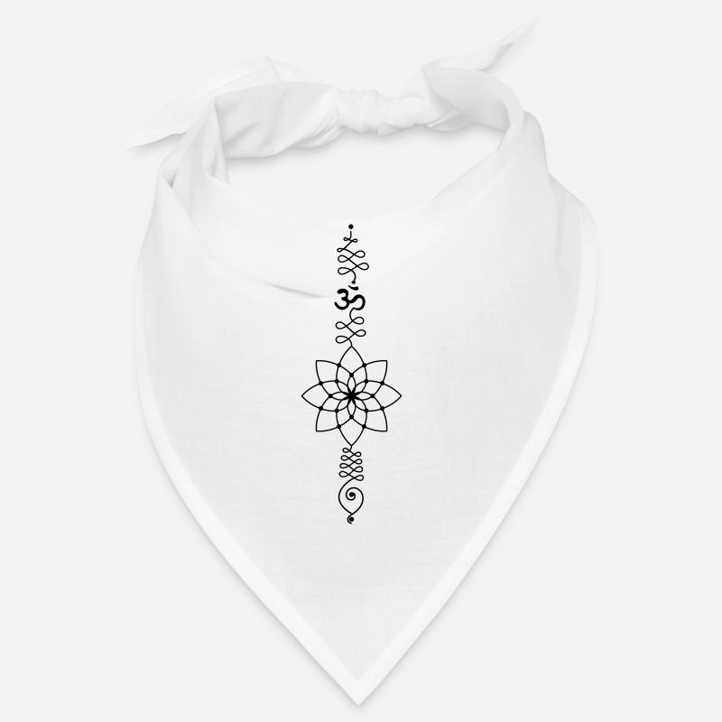 OM Totem – Kraft der Inneren Stille - Bandana - Weiß