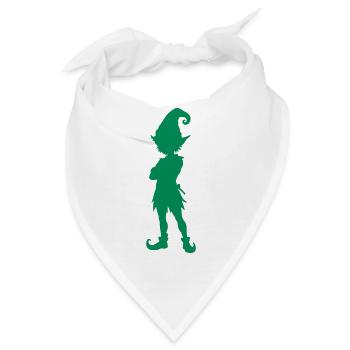 elfe_silhouette - Bandana - Weiß - Vorne