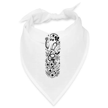 Krankenschwester Geist - Bandana - Weiß - Vorne