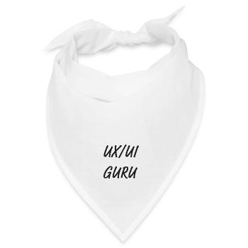 UX/UI Guru - Bandana - Weiß - Vorne