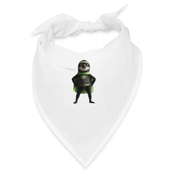 Lazy Superhero - Bandana - Weiß - Vorne