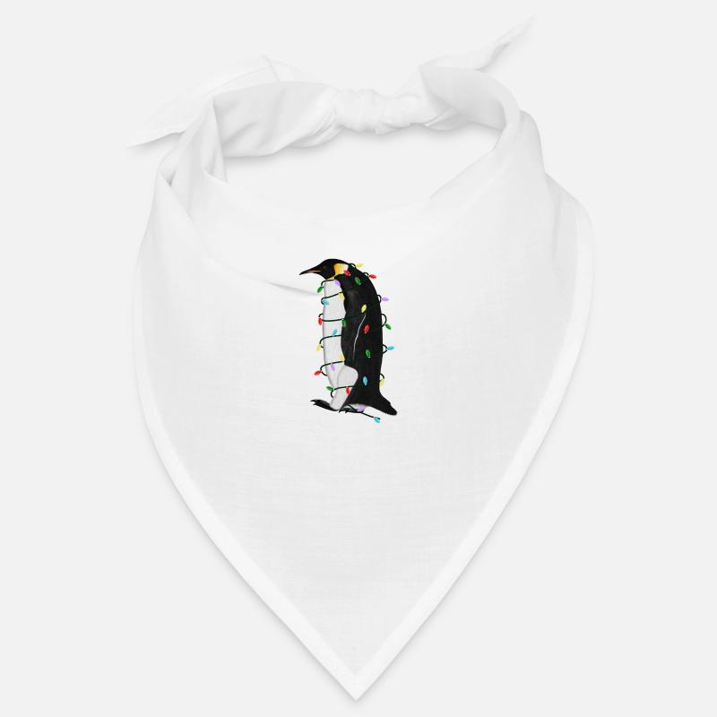 Penguin String Lights Christmas Bird Cap Bandana