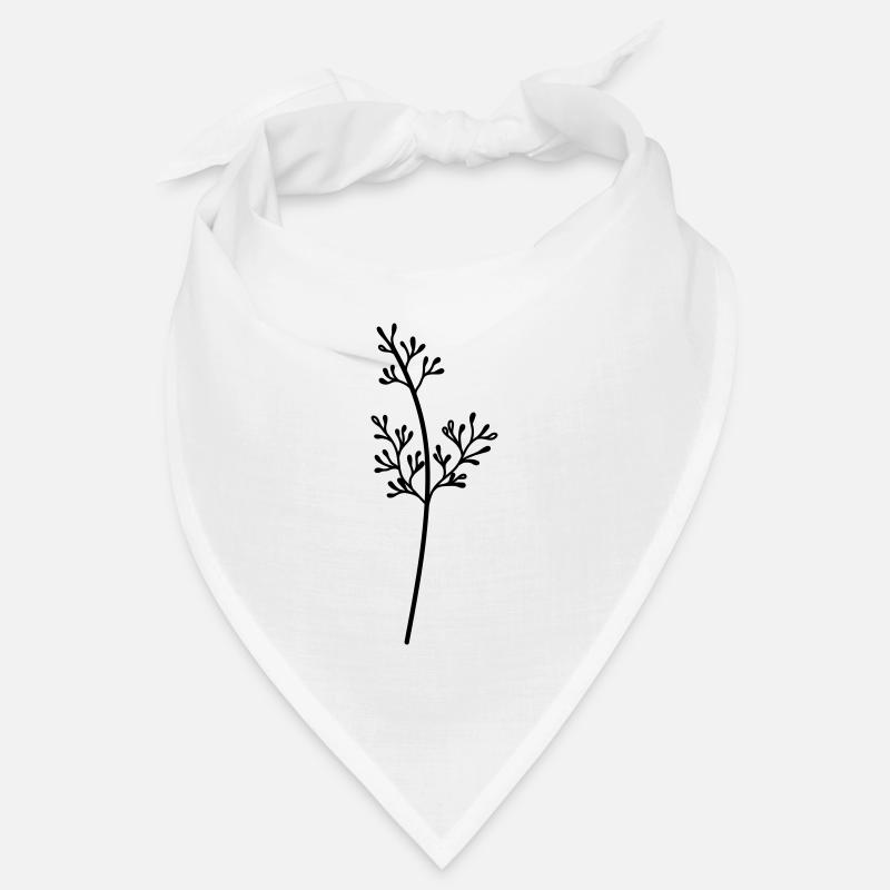 simple Wildblume Bandana