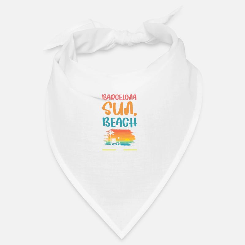 Ambiance de vacances à Barcelone Bandana