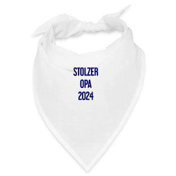 Stolzer Opa 2024 – Perfekt für frischgebackene Opa - Bandana - Weiß - Vorne