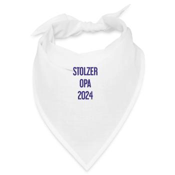 Stolzer Opa 2024 – Perfekt für frischgebackene Opa - Bandana - Weiß - Vorne