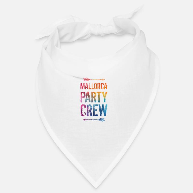 Mallorca Party Crew Spruch Bandana