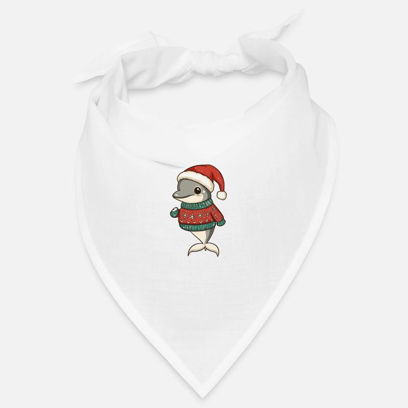 Delfin Weihnachten Comic Bandana