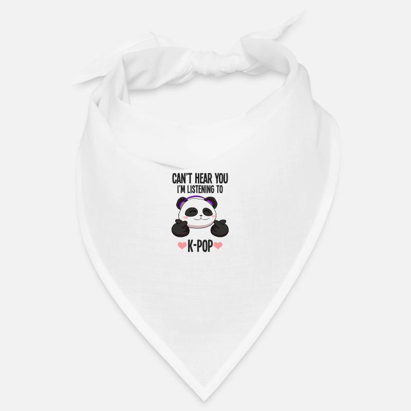 Panda Bear Corée Musique coréenne I Cadeau Bandana