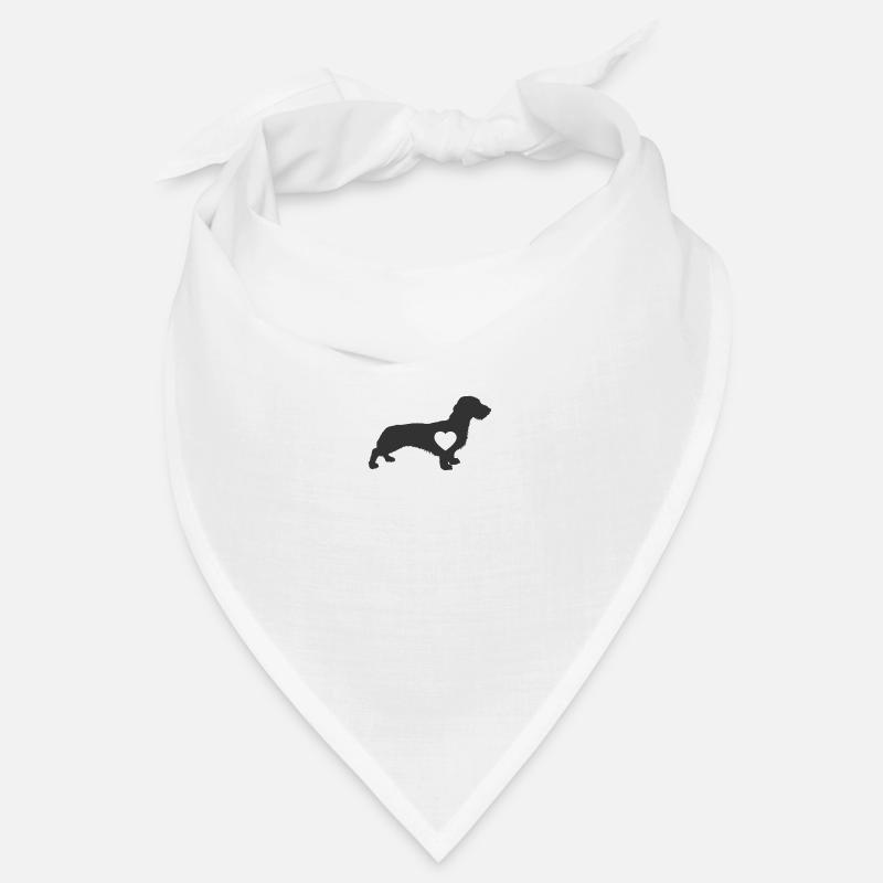 Cadeau canin chien teckel à poil dur Bandana
