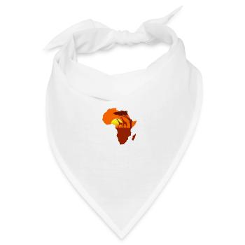 Afrika - Bandana - Weiß - Vorne