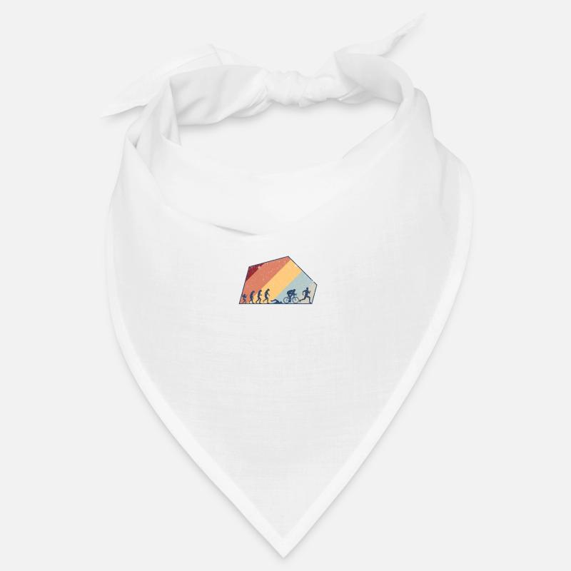 Triathlète Evolution Vintage Idée cadeau de triathlon Bandana