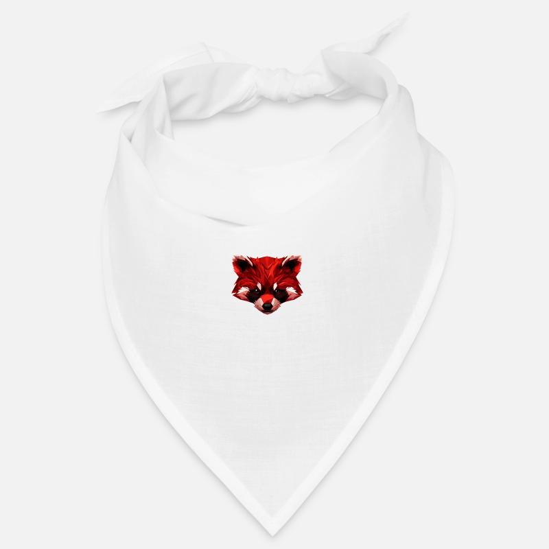 Roter Panda Low Poly Art Design Bandana