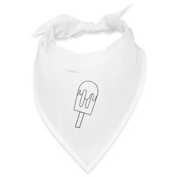 Eis am Stiel - Bandana - Weiß - Vorne
