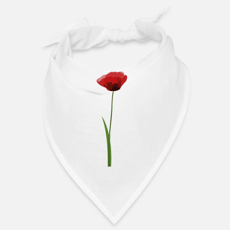 Coquelicot - Bandana - blanc