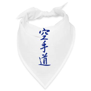 Karate - Bandana - Weiß - Vorne