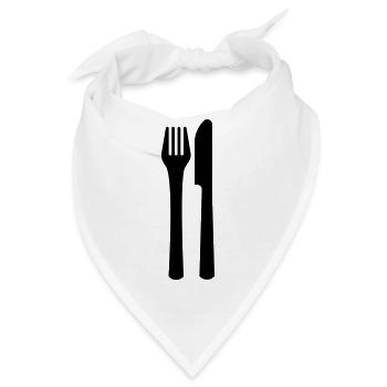 Besteck - Bandana - Weiß - Vorne