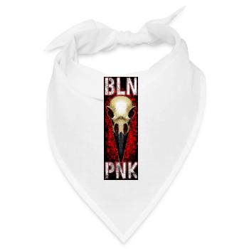 BLN PNK Ravenskull - Bandana - Weiß - Vorne