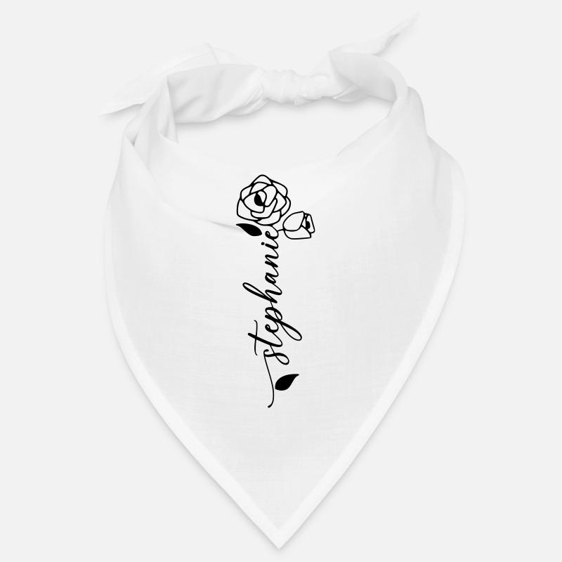 Stéphanie Nom Prénom Fleur Bandana
